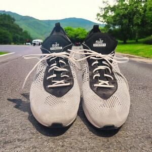 Nike Air Max‎ Flyknit Racer Men's 8.5 Pure Platinum